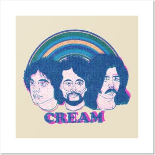 Cream Posters and Art